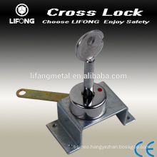 Cross key cylinder lock for safe box